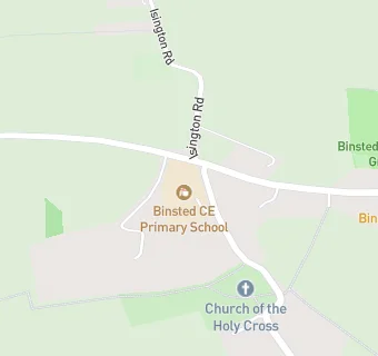 map for Binsted Church of England Primary School