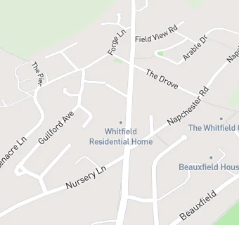 map for Whitfield Care Home