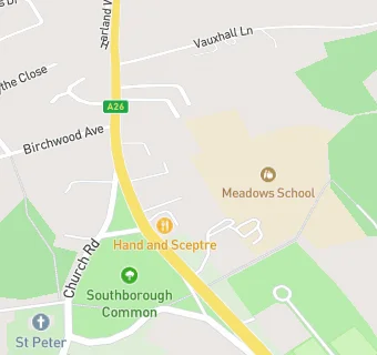 map for Meadows School