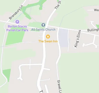 map for Barton Stacey Post Office And Stores