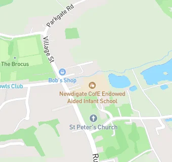 map for Newdigate CofE Endowed Aided Infant School