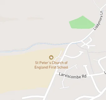 map for St Peter's Church of England First School