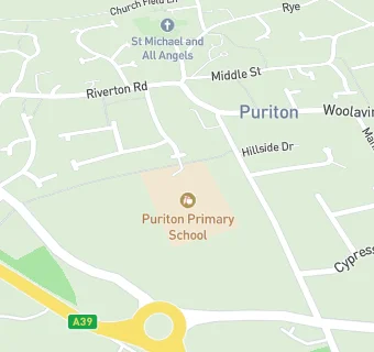 map for Puriton Primary School