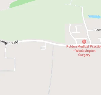 map for Woolavington Surgery