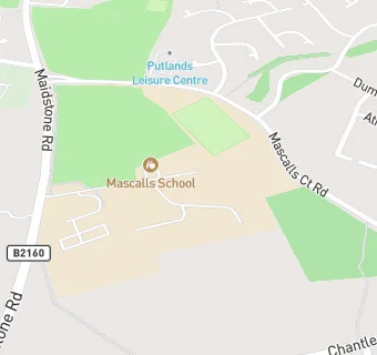 map for Mascalls School