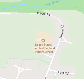 map for Barton Stacey Church of England Primary School