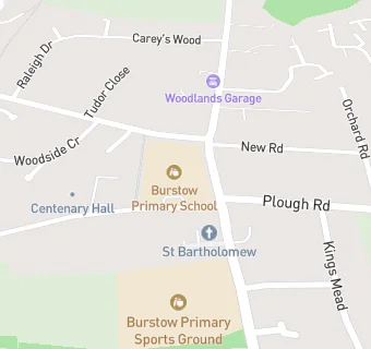 map for Burstow Primary School