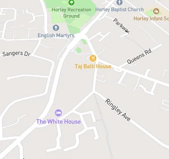 map for Gatwick White House Hotel