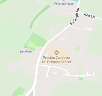 map for Preston Candover Church of England Primary School