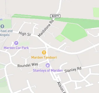 map for Marden Village Club