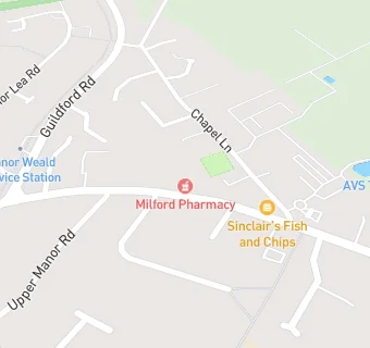 map for Milford Pharmacy