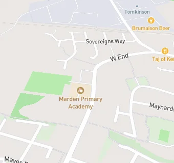 map for Marden Primary Academy