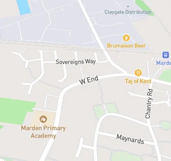 map for West End Stores