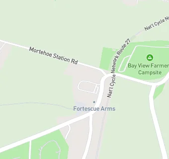 map for Fortescue Arms