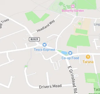 map for The Greyhound Inn