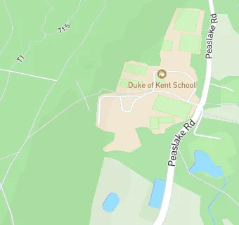 map for Duke of Kent School