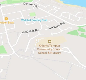 map for Knights Templar Community Church School & Nursery