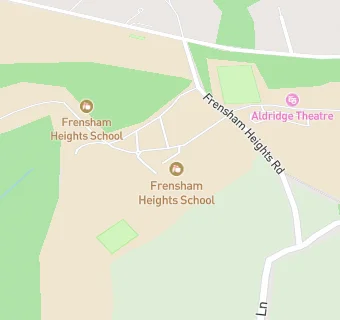 map for Frensham Heights School