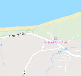 map for Doniford Farm Park