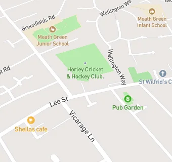 map for Horley Cricket And Hockey Club