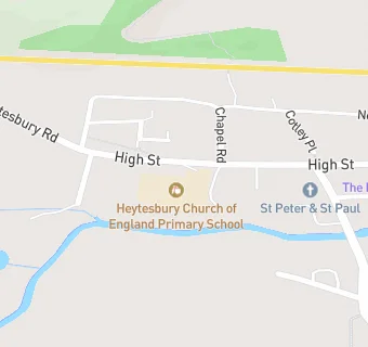 map for Heytesbury Church of England Primary School