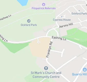 map for St Mark and All Saints Church of England Primary