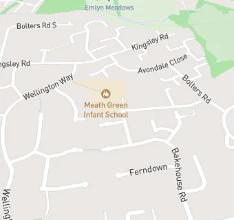 map for Twelve15 At Meath Green Infant School