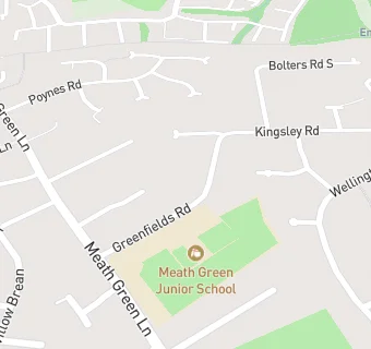 map for Twelve15 At Meath Green County Junior School