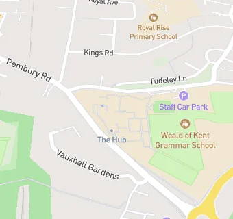 map for Accent Catering Services At Weald Of Kent Grammar School