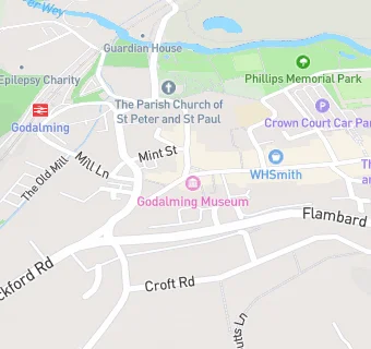 map for Godalming Museum