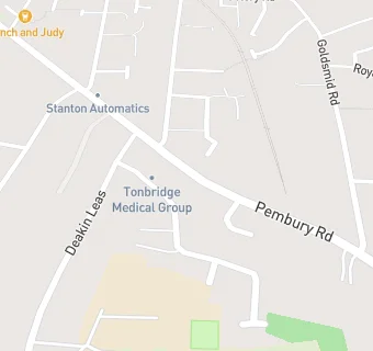 map for Tonbridge Medical Group