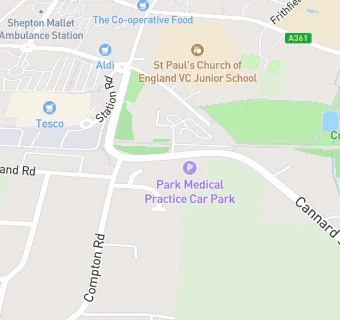 map for Park Medical Practice