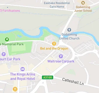 map for Godalming Community Cupboard