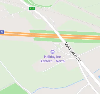 map for Holiday Inn Ashford North