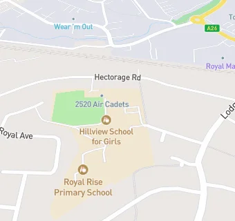 map for Independent Catering Management Ltd At Hill View School