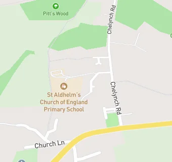 map for St Aldhelms VC Primary School