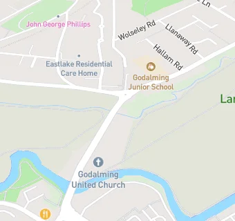 map for Busy Bees at Godalming Bridge Road