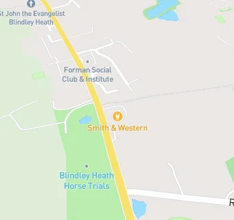 map for Smith & Western Lingfield