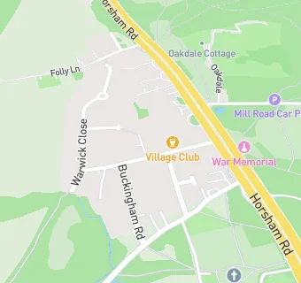 map for Holmwood Village Club