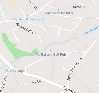 map for The Bat and Ball Freehouse