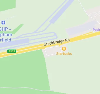 map for Starbucks At Eurogarages A303 Popham Westbound