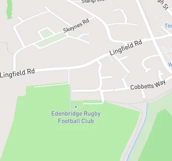 map for Edenbridge Rugby Footbal Club