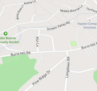 map for Lower Bourne Social Club