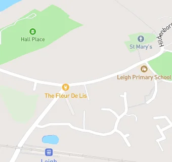 map for Leigh Post Office