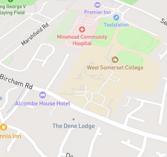 map for The West Somerset Community College