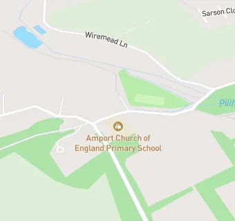 map for Amport Church of England Primary School