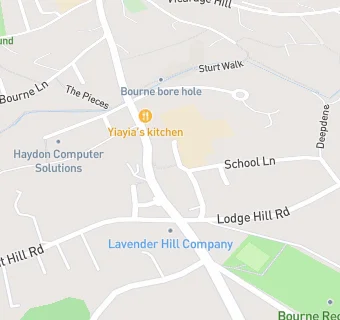 map for South Farnham Infant School