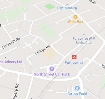 map for Farncombe Church of England Infant School