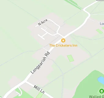 map for The Cricketers Inn