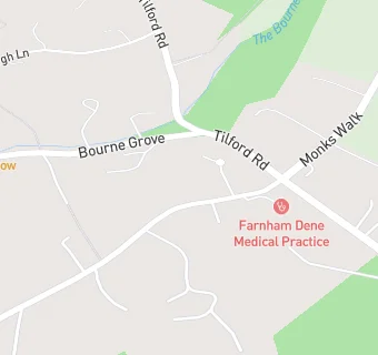 map for Farnham Dene Medical Practice